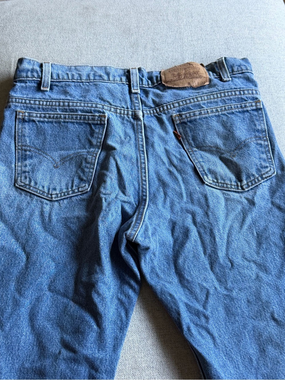 VINTAGE Levi's Straight Leg Blue Denim Jeans